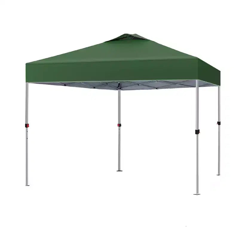 Tente escamotable de 3 x 3 m - Abri solaire portable pour le camping et les événements (Bleu)