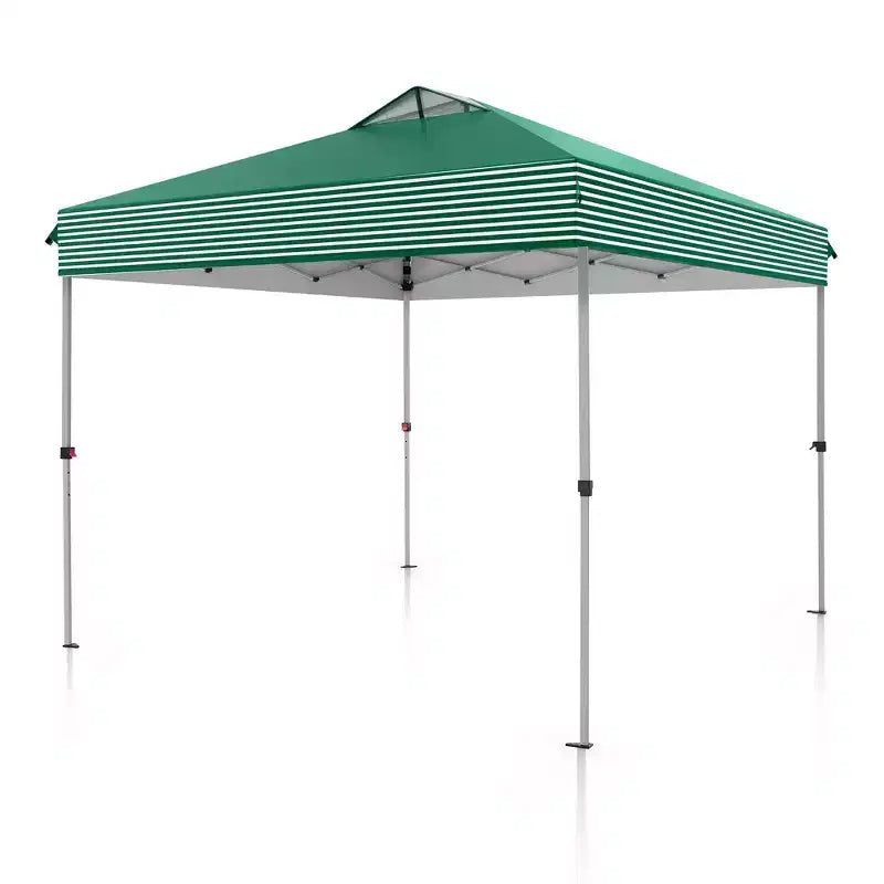 Tente escamotable de 3 x 3 m - Abri solaire portable pour le camping et les événements (Bleu)