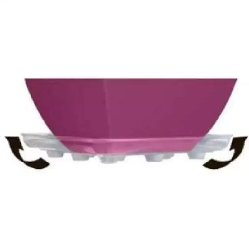 Soucoupe carrée transparente pour plantes, robuste, protège-tapis, 30,5 cm