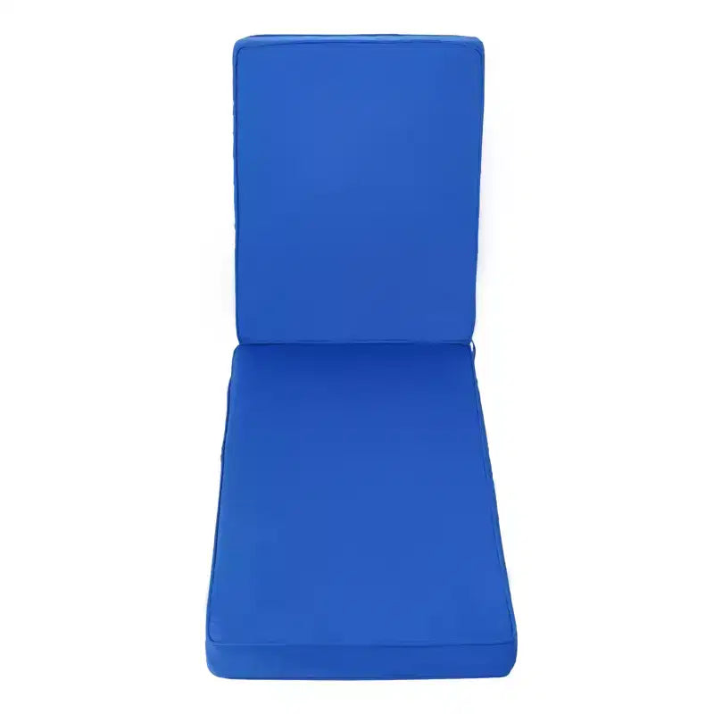VEVOR Chaise Lounge Cushion, 72 x 21 x 3 in, Outdoor Lounge Chair Cushions, Waterproof & Fade-Resistant, Blue