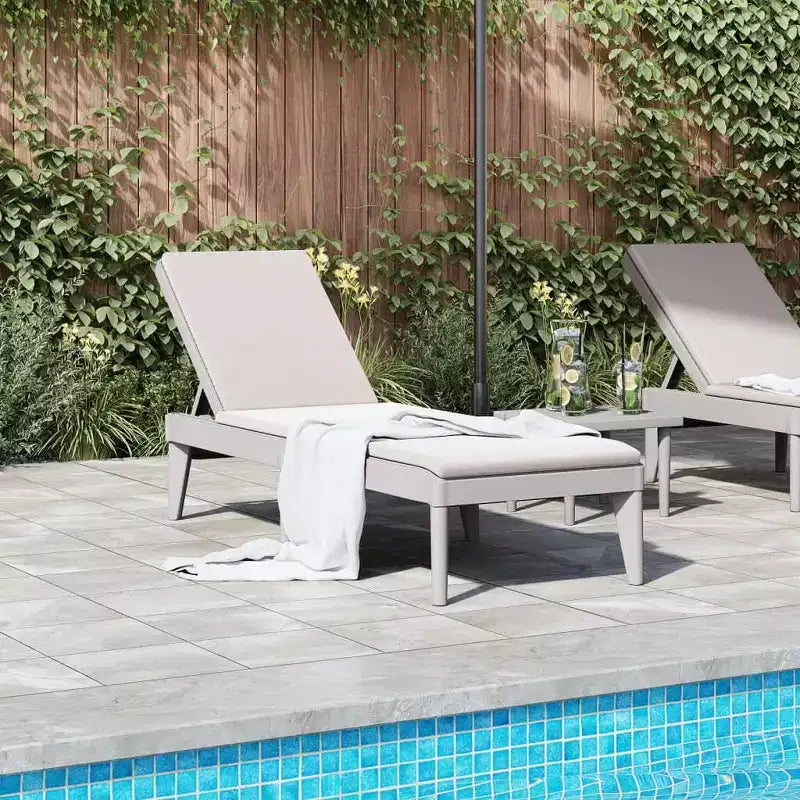Bain de soleil Chaise longue Lit de repos Meuble de jardin extérieur