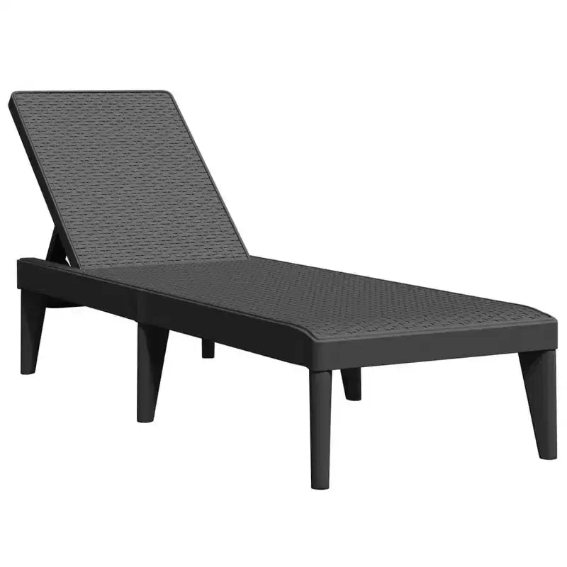 vidaXL Sun Lounger Sunbed Chaise Lounge Bed Outdoor Patio Garden Furniture PP