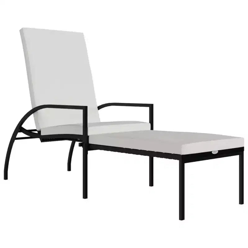 vidaXL Adjustable Sun Lounger with Footrest in Different Colors