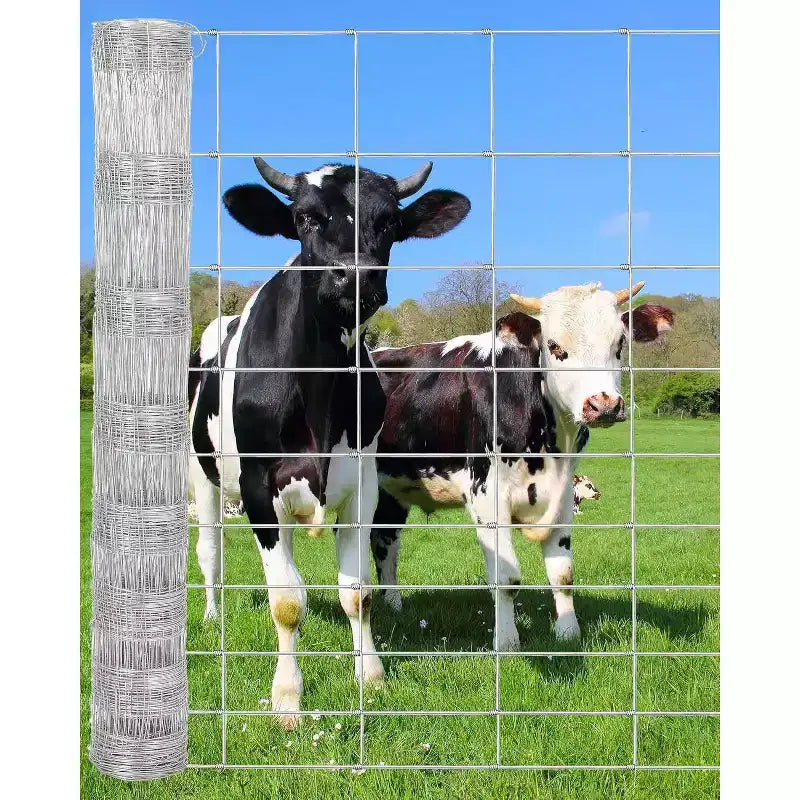 Heavy Duty Galvanized Welded Wire Fence, 1/2 Inch 19 Gauge Hardware Cloth, Rust Resistant Mesh for Garden, Poultry & Livestock