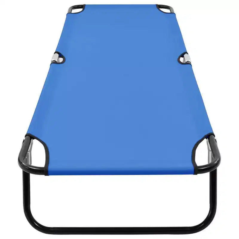 Chaise longue de patio pliante Bain de soleil extérieur pour piscine en acier