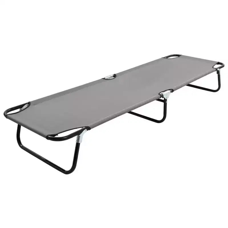 Chaise longue de patio pliante Bain de soleil extérieur pour piscine en acier