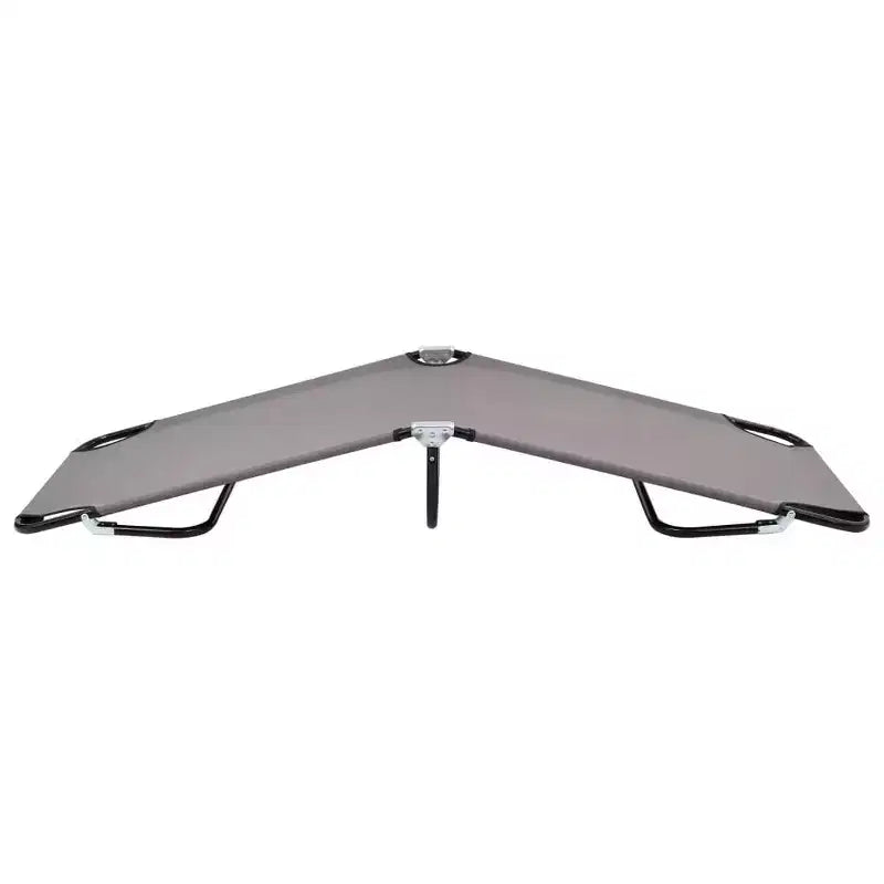 Chaise longue de patio pliante Bain de soleil extérieur pour piscine en acier