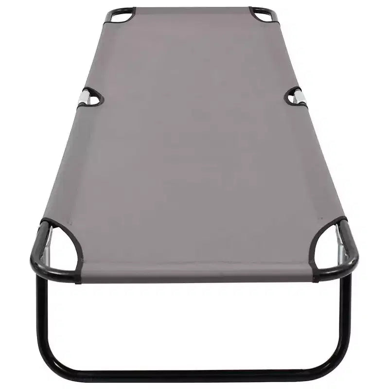 Chaise longue de patio pliante Bain de soleil extérieur pour piscine en acier
