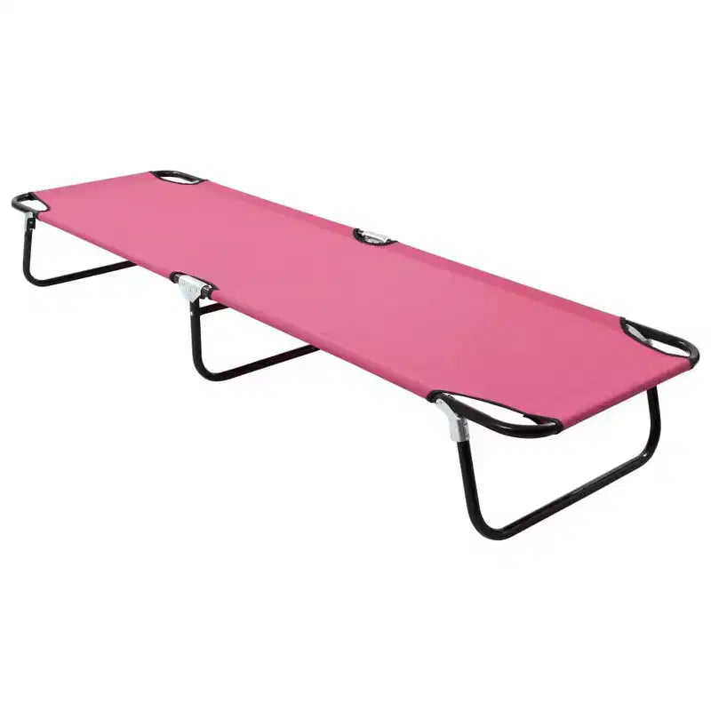 Chaise longue de patio pliante Bain de soleil extérieur pour piscine en acier