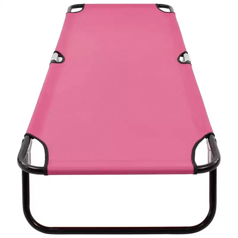Chaise longue de patio pliante Bain de soleil extérieur pour piscine en acier