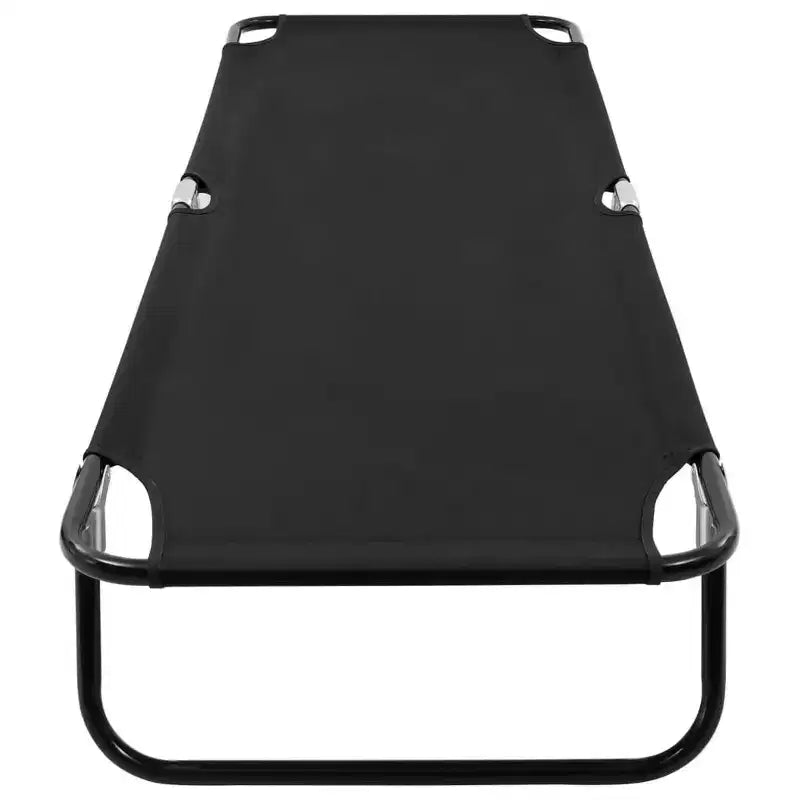 Chaise longue de patio pliante Bain de soleil extérieur pour piscine en acier