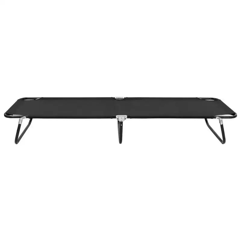 vidaXL Patio Lounge Chair Folding Sunlounger Outdoor Sunbed for Poolside Steel