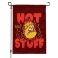 Year Without a Santa Claus Hot Stuff Garden Yard Flag with Pole Stand Holder
