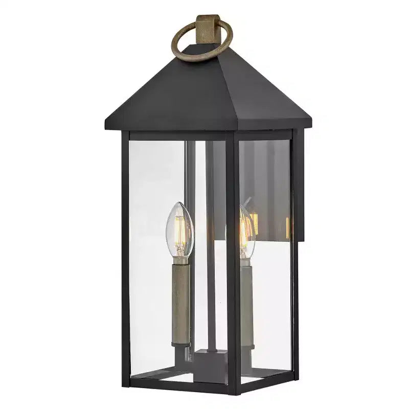 Lark Rhett 2 - Light Wall Light in Black