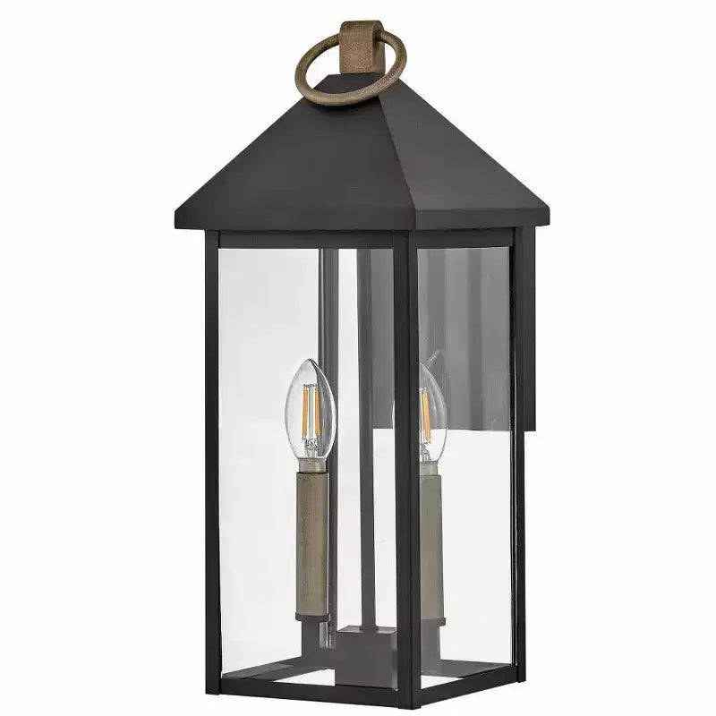 Applique noire avec éléments en bronze antique