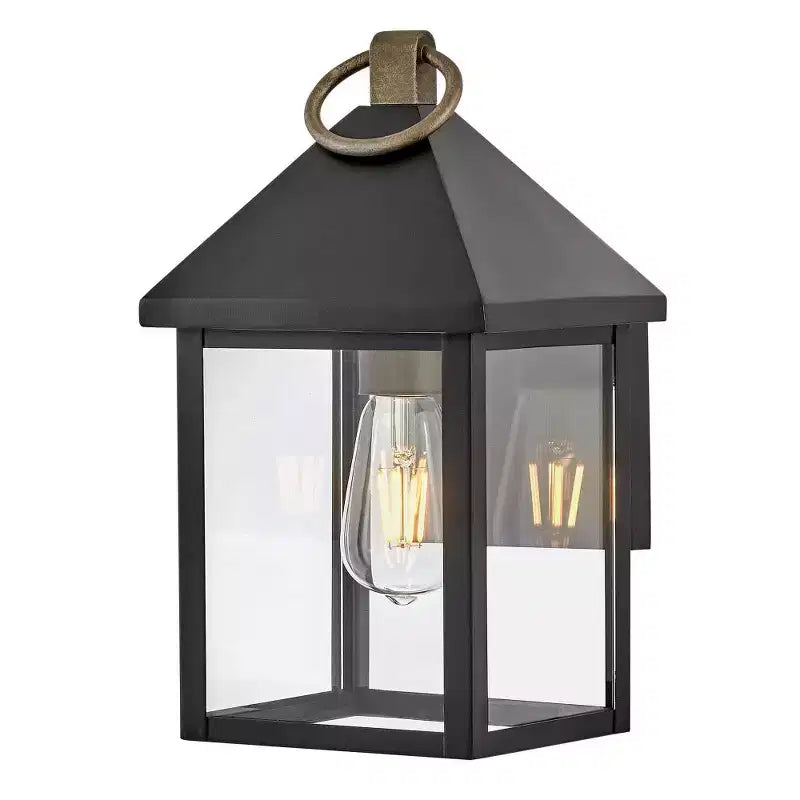Lark Rhett 1 - Light Wall Light in Black