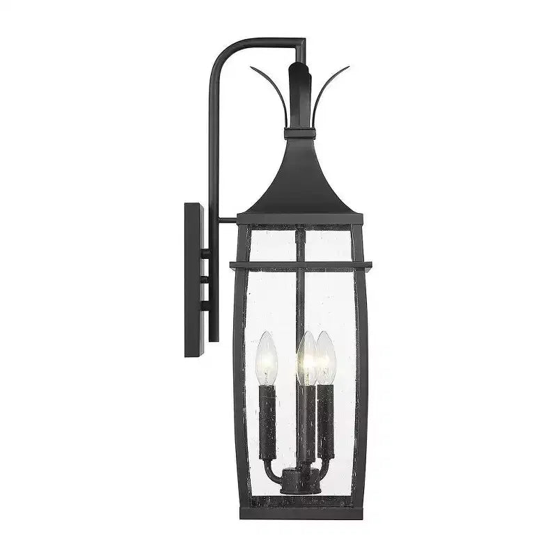 Applique murale Light en noir mat